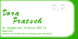 dora pratsch business card